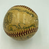 1955 Yankees Old Timers Day Signed Baseball Mickey Mantle Al Simmons JSA COA