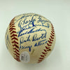 1960 Chicago Cubs Team Signed Baseball With Ernie Banks JSA COA