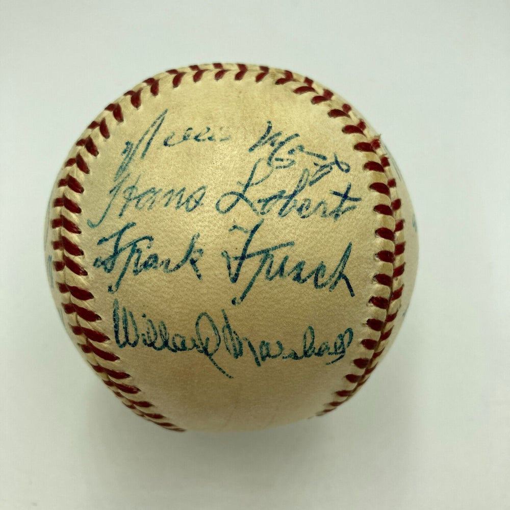 The Finest Willie Mays Rookie 1951 New York Giants Team Signed Baseball JSA COA