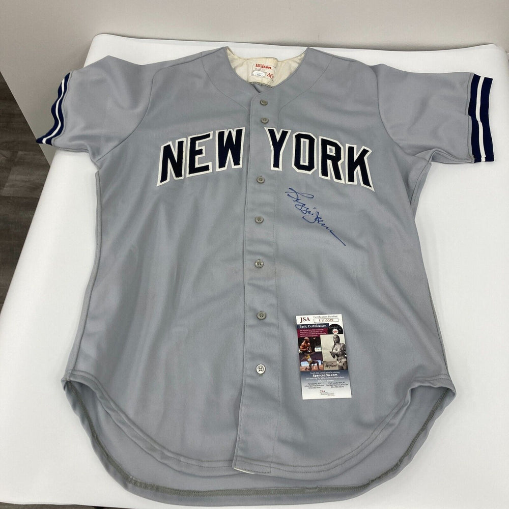 Reggie Jackson Signed 1970's Vintage Wilson New York Yankees Jersey JSA COA