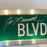 Joe Namath Signed 6x30 Street Sign Joe Namath BLVD JSA COA