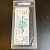 President Richard Nixon Signed Full Inauguration Ticket Jan 20, 1973 PSA DNA COA
