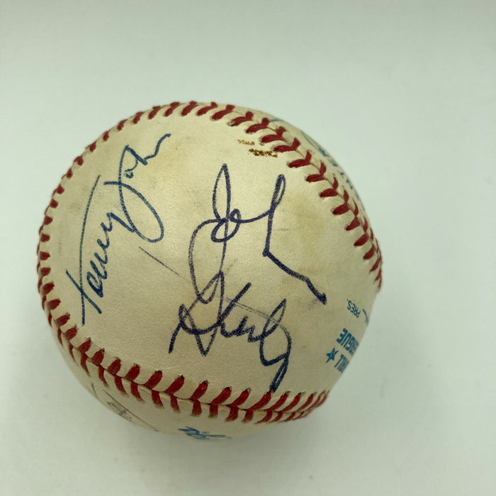 NY Yankees Legendary Announces John Sterling Mel Allen Signed Baseball JSA