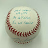 Andy Pettitte Signed Heavily Inscribed STAT MLB Baseball 11/24 JSA COA