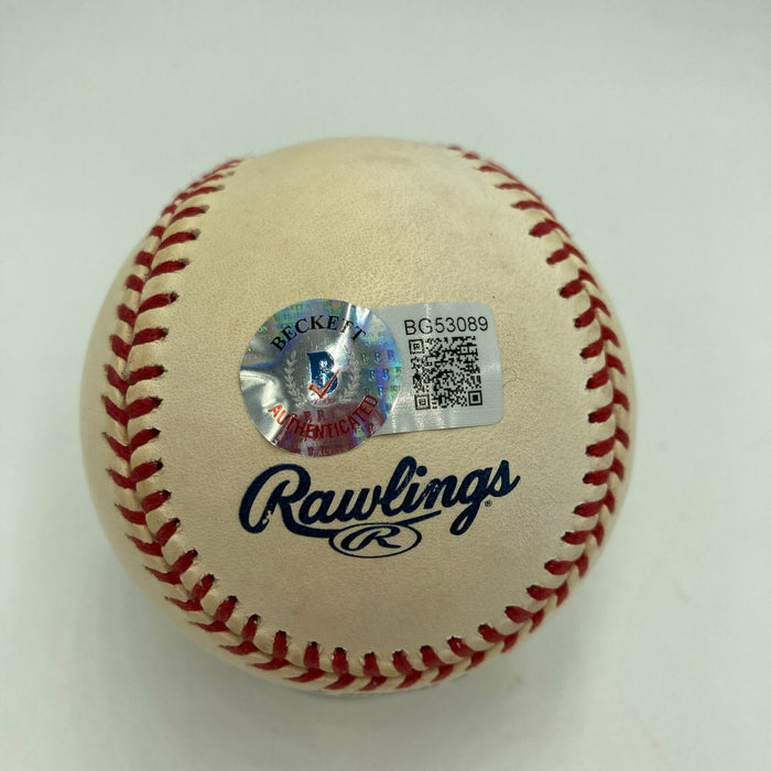 George Clooney Signed Autographed Official Major League Baseball Beckett