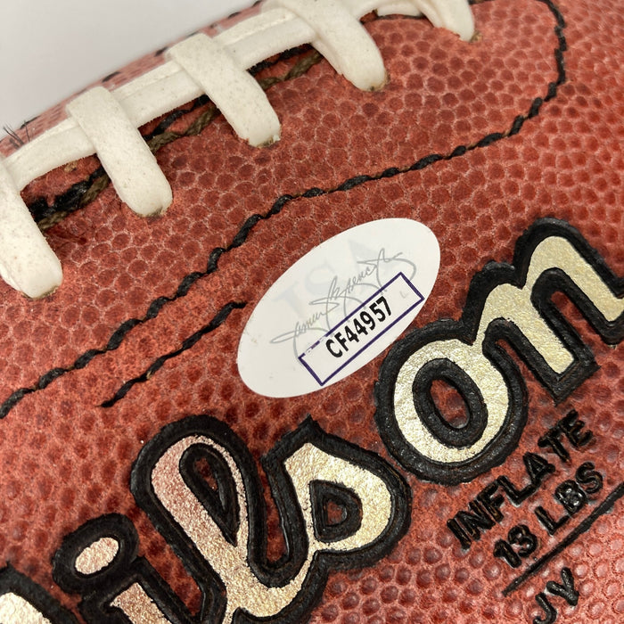 Tony Dorsett #33 Signed Official NFL Wilson Game Football JSA COA