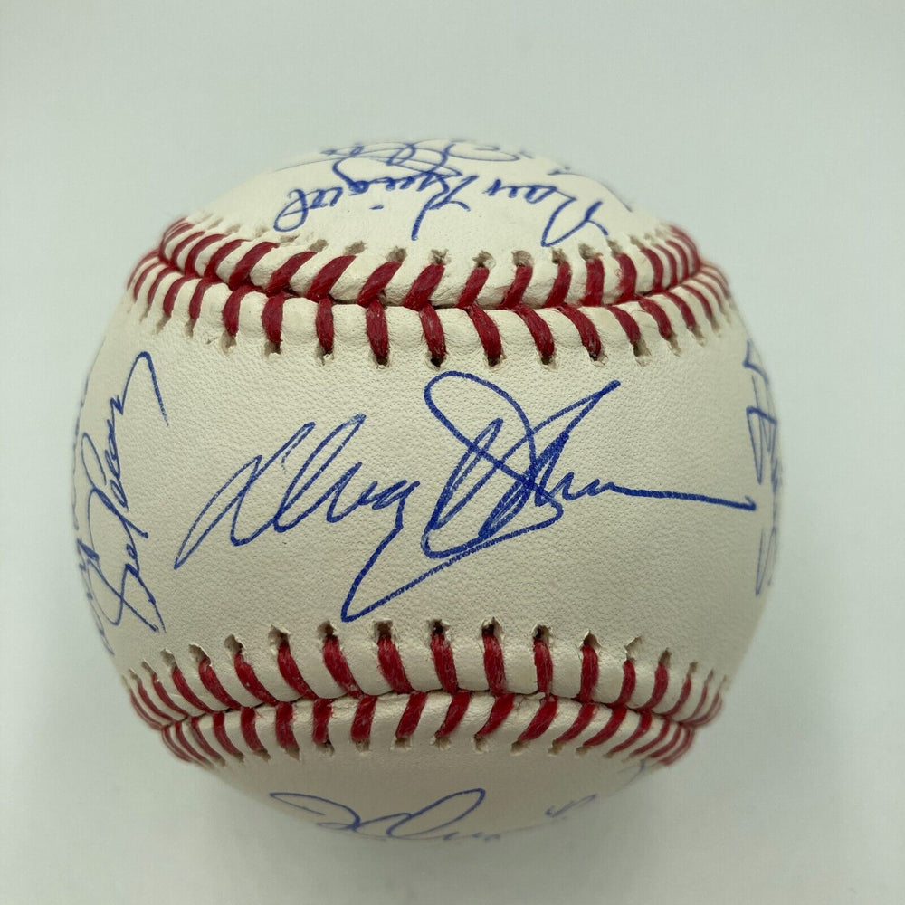 1986 New York Mets World Series Champs Team Signed Major League Baseball JSA COA