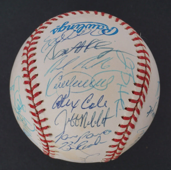 1995 Minnesota Twins Team Signed American League Baseball Beckett Kirby Puckett