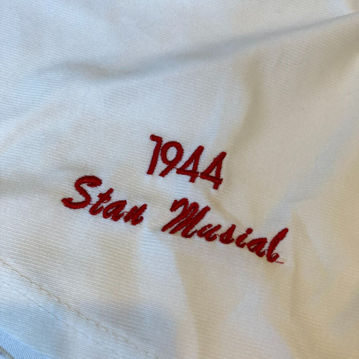 Stan Musial Signed Heavily Inscribed STATS St. Louis Cardinals Jersey PSA DNA