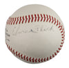 Elmer Flick Single Signed Official National League Giles Baseball HOF JSA COA