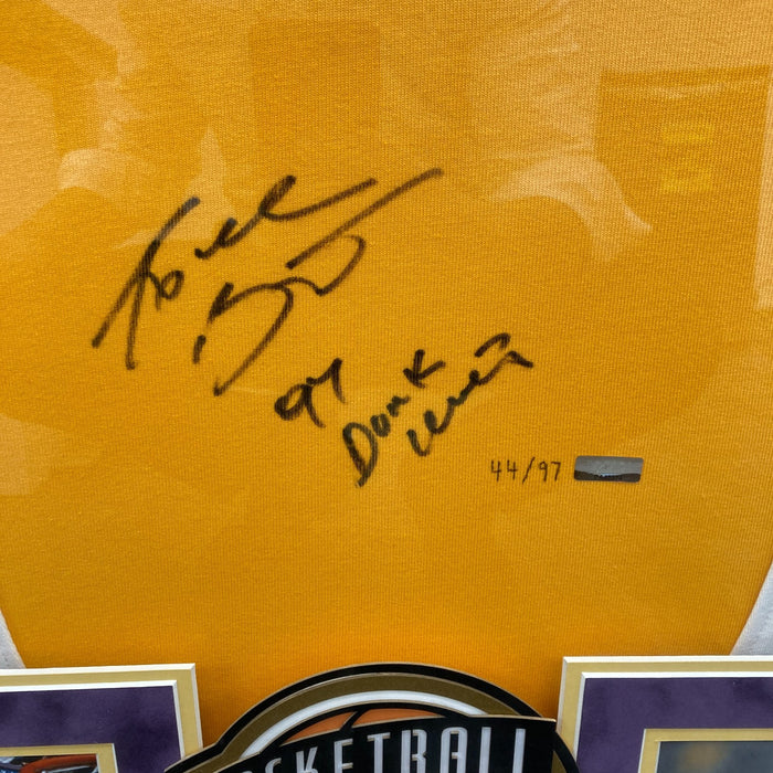 Kobe Bryant "1997 Dunk Champ" Signed Los Angeles Lakers Jersey Panini & Beckett