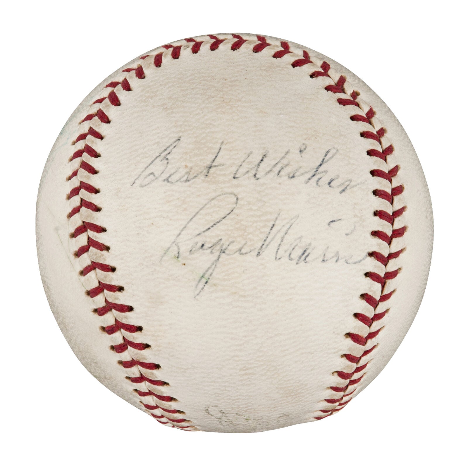 1961 Roger Maris & Mickey Mantle Signed Autographed AL Cronin Baseball PSA DNA