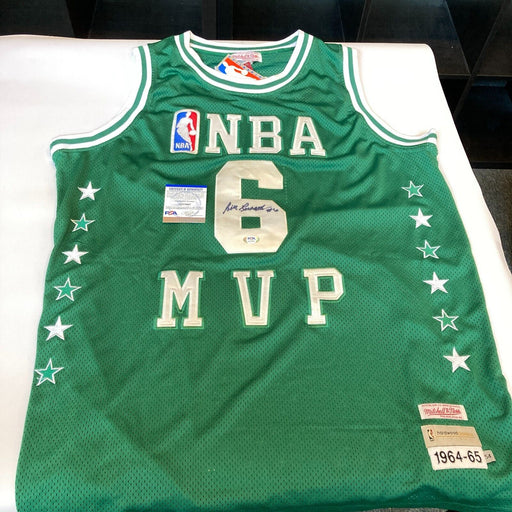 Bill Russell Signed Mitchell & Ness 1964-65 MVP Boston Celtics Jersey PSA DNA