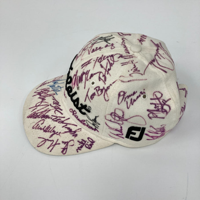 Tiger Woods PGA Tour Golf Legends Multi Signed Hat 31 Sigs JSA COA