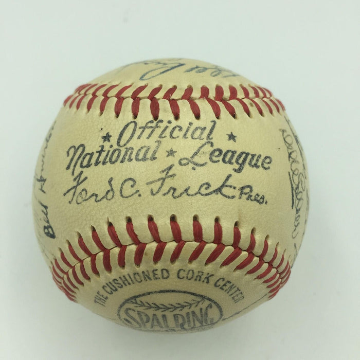 Beautiful 1949 St. Louis Cardinals Team Signed National League Baseball JSA COA