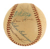 Pie Traynor Lefty Grove 1970's Hall Of Fame Induction Multi Signed Baseball PSA