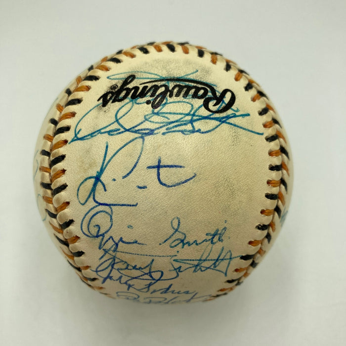 1994 All Star Game National League Team Signed Baseball Barry Bonds PSA DNA COA
