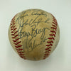 1980 Philadelphia Phillies World Series Champs Team Signed Game Baseball JSA