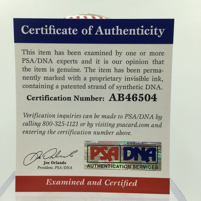 Dwight Doc Gooden Signed Heavily Inscribed MLB Baseball PSA DNA COA