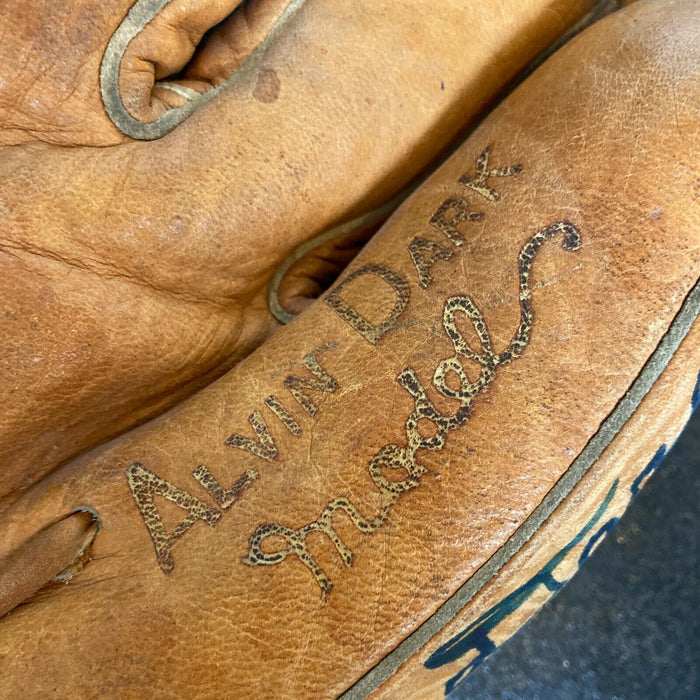 Al Dark Signed 1950's Game Model Baseball Glove With JSA COA