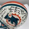 1972 Miami Dolphins Super Bowl Champs Team Signed Full Size Helmet JSA COA