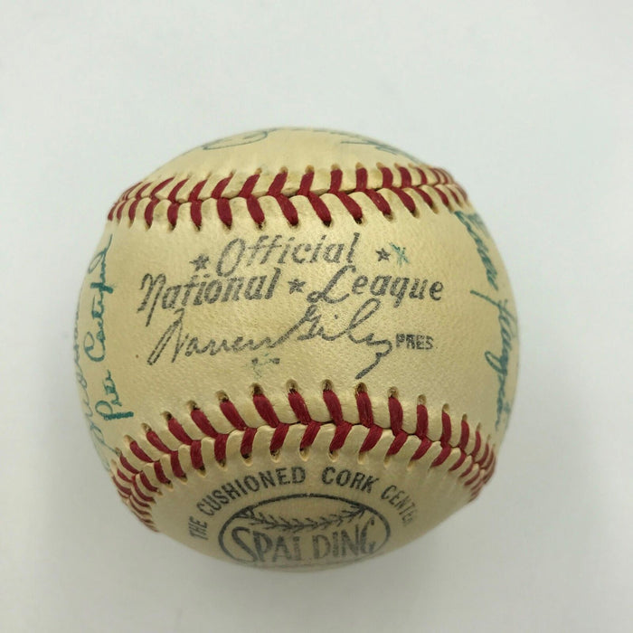 Beautiful 1953 Pittsburgh Pirates Team Signed National League Baseball PSA DNA
