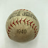 Honus Wagner Single Signed 1940 Mini Baseball PSA DNA & Beckett COA