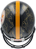 2005 Pittsburgh Steelers Super Bowl Champs Team Signed Game Helmet Beckett COA
