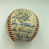 1969 Chicago Cubs Team Signed Vintage National League Baseball Ernie Banks JSA