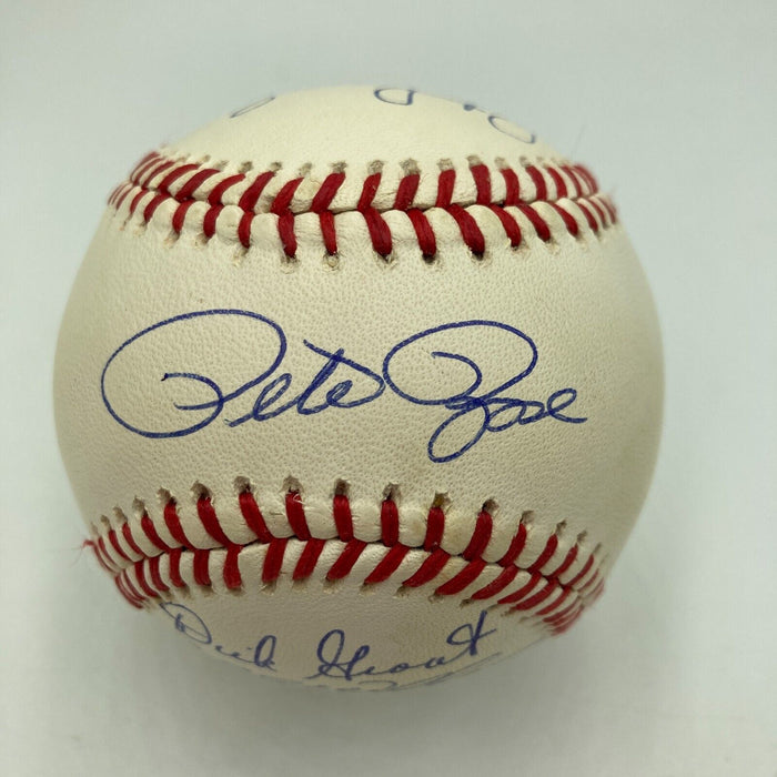 Batting Title Winners Multi Signed Baseball Pete Rose Pete Runnels PSA DNA