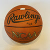 John Wooden "UCLA" Signed Rawlings NCAA Basketball JSA COA