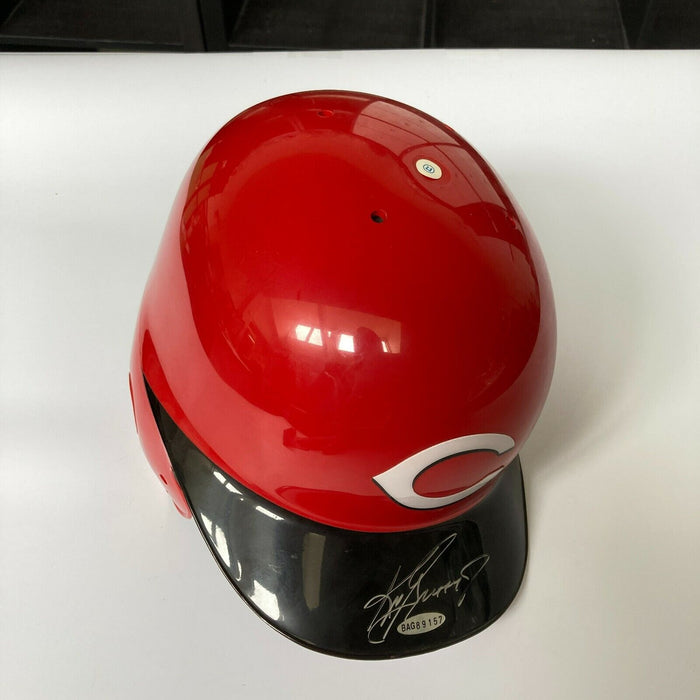 Ken Griffey Jr. Signed Authentic Game Model Cincinnati Reds Helmet UDA COA