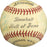 Satchel Paige Chick Hafey Hall Of Fame Induction Multi Signed Baseball PSA DNA