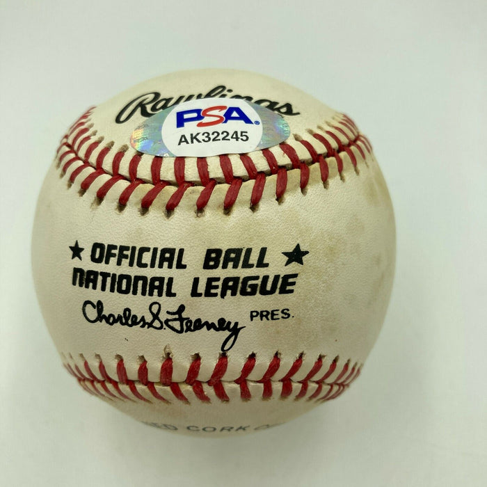 Willie Mays Signed Official National League Baseball PSA DNA COA