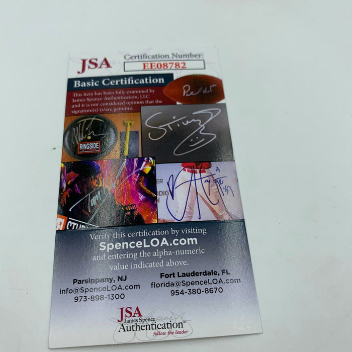 Hardcore Holly Single Signed Autographed Baseball WWE Wrestling With JSA COA