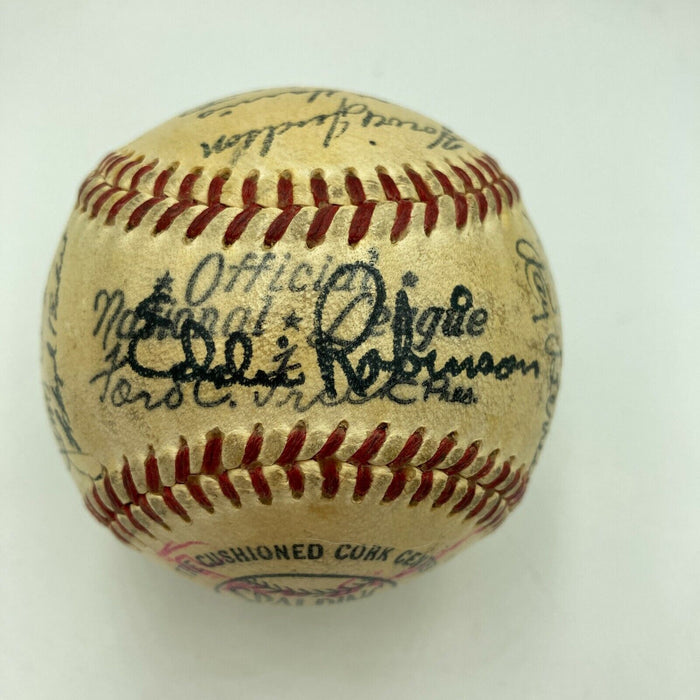 1951 Chicago White Sox Team Signed Autographed Baseball With Nellie Fox