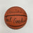 Wilt Chamberlain Abdul-Jabbar Magic Johnson Lakers Greats Signed Basketball PSA