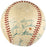 1953 Mickey Mantle Ted Williams Roy Campanella Greenberg HOF Signed Baseball JSA