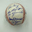 1965 Chicago Cubs Team Signed NL Baseball Ernie Banks Ron Santo JSA COA