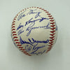 1965 Chicago Cubs Team Signed NL Baseball Ernie Banks Ron Santo JSA COA