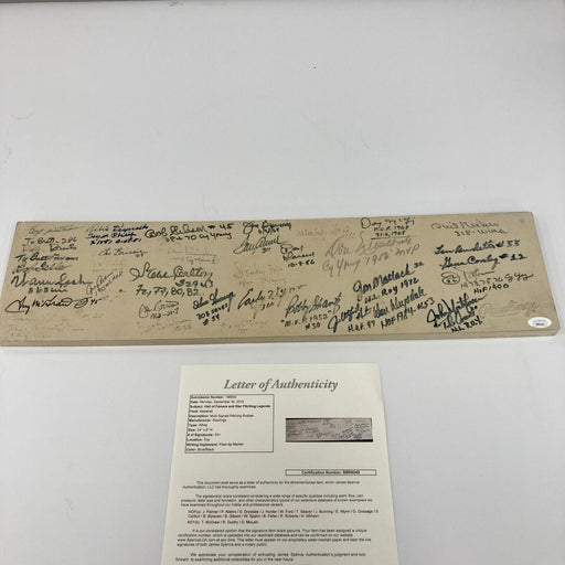 Hall Of Fame Pitching Legends Multi Signed Rubber 30+ Sigs Tom Seaver JSA COA