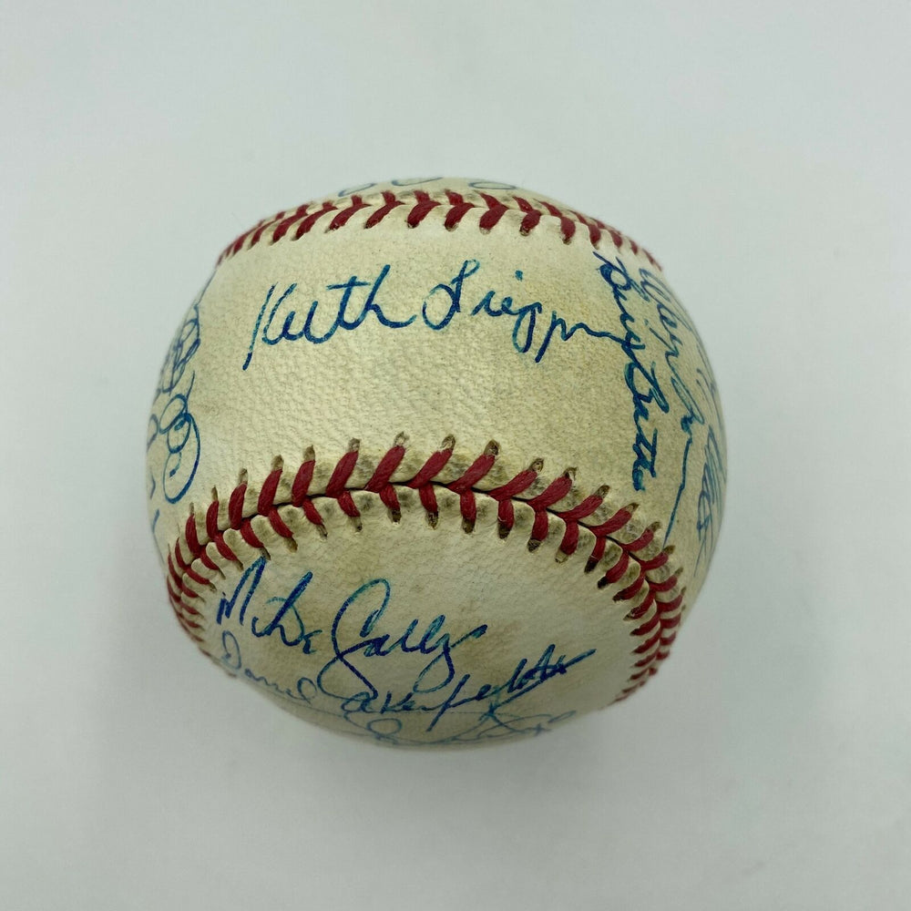 Mark Mcgwire Pre Rookie 1986 Tacoma Tigers Minor League Team Signed Baseball JSA