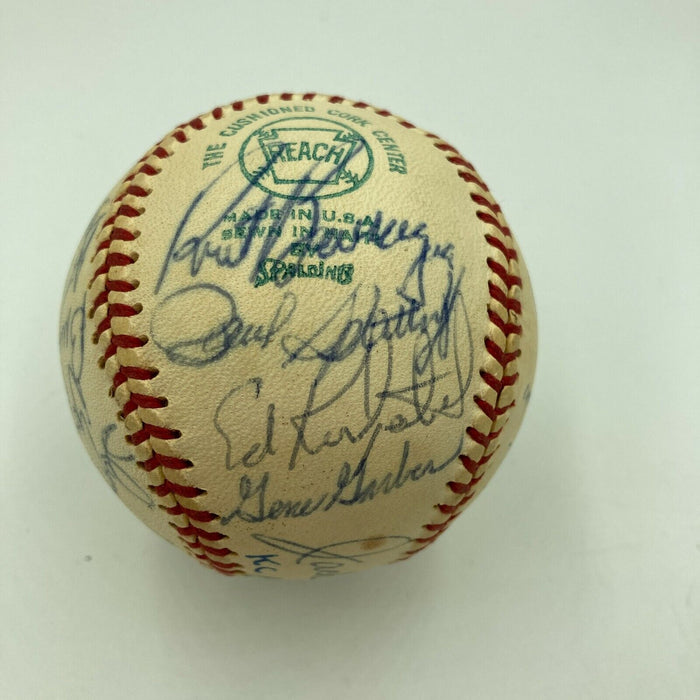 George Brett Rookie 1973 Kansas City Royals Team Signed AL Cronin Baseball JSA