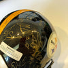 2001 Pittsburgh Steelers Team Signed Riddell Full Size Helmet JSA COA