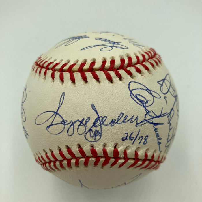1978 New York Yankees World Series Champs Team Signed W.S. Baseball JSA COA