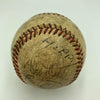 Rogers Hornsby Red Faber Ray Schalk 1930's Cubs & White Sox Signed Baseball JSA