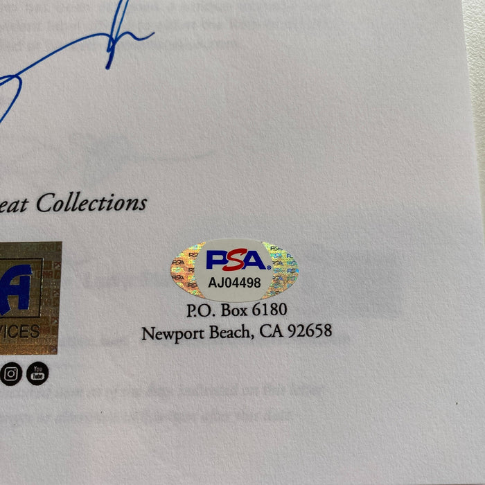 Historic Jackie Robinson 1962 HOF Induction Signed Baseball W/ Branch Rickey PSA