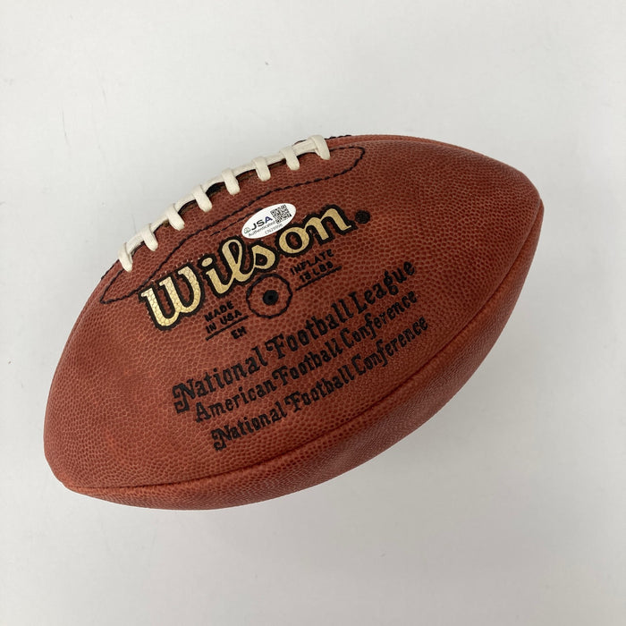Roger Staubach #12 Signed Official NFL Wilson Game Football JSA COA