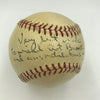 1960's Hugh Mulcahy Signed Baseball First Player Drafted In WW2 PSA DNA COA