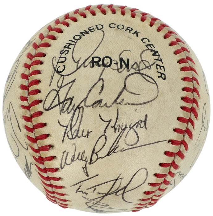1986 New York Mets World Series Champs Team Signed Vintage NL Baseball Beckett
